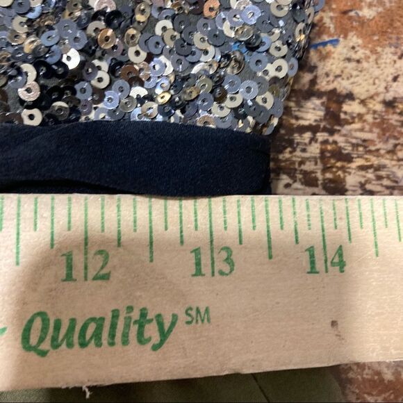 Y2K Alice + Olivia Bethany Sequin Peplum Cocktail Holiday Party Corset Dress‎ - Picture 9 of 11